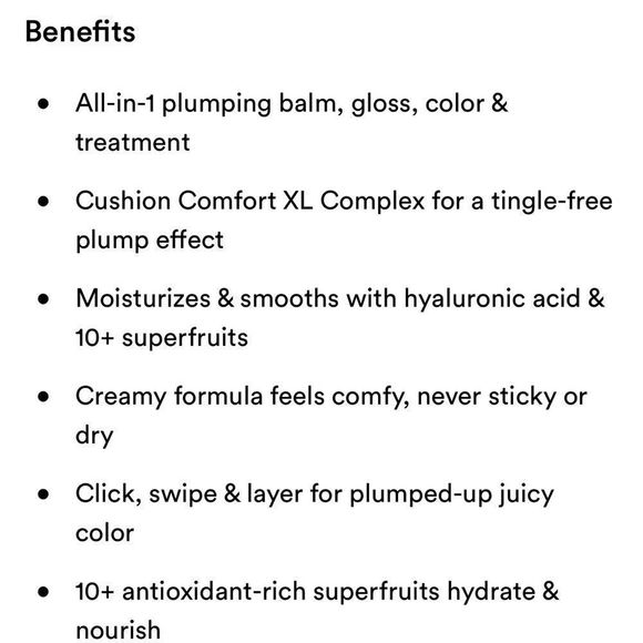 Tarte Maracuja Juicy Lip PLUMP CHAI 👄 NEW Gloss Hydrating Full Size - Picture 5 of 8